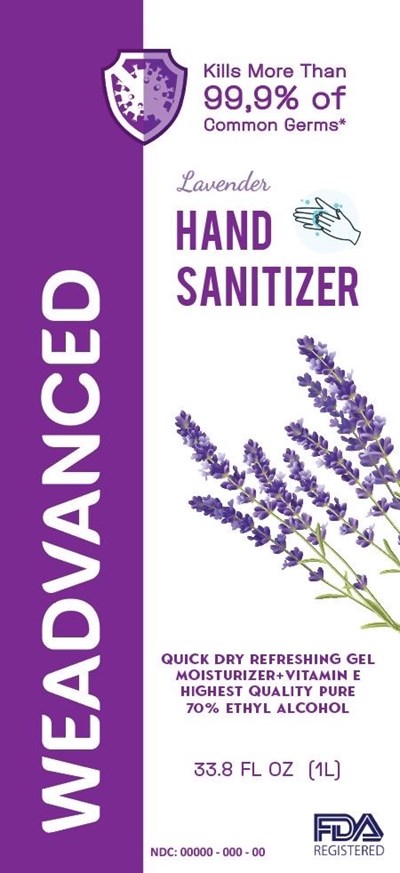 Lavender Front label 79514-001 - lavender front